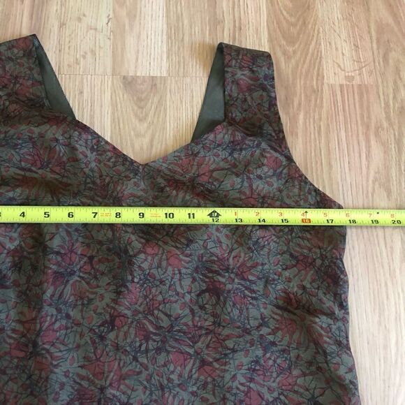 Peruvian Connection 100% Silk Made in Italy Asymmetrical Slip Dress - Picture 5 of 10